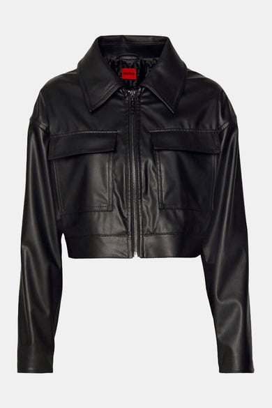 ΓΥΝΑΙΚΕΙΟ ΜΠΟΥΦΑΝ ECO LEATHER HUGO - 001 ΜΑΥΡΟ